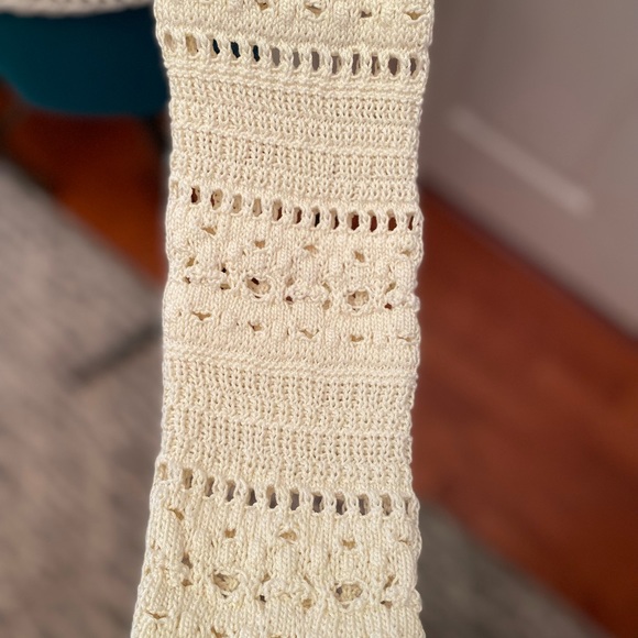 NWT ST. LAURENT Hand Lace Knit Sweater. Exquisite. - Picture 4 of 6